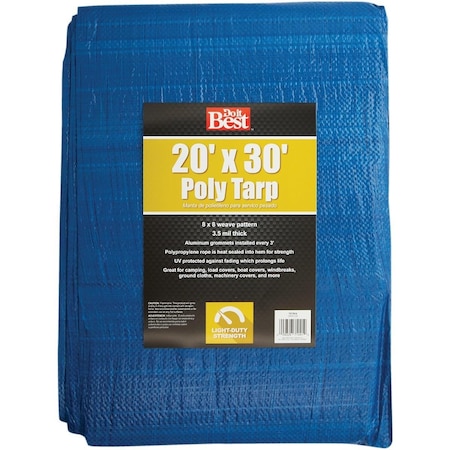 All-Source 20 ft x 30 ft Tarp, Blue 767904